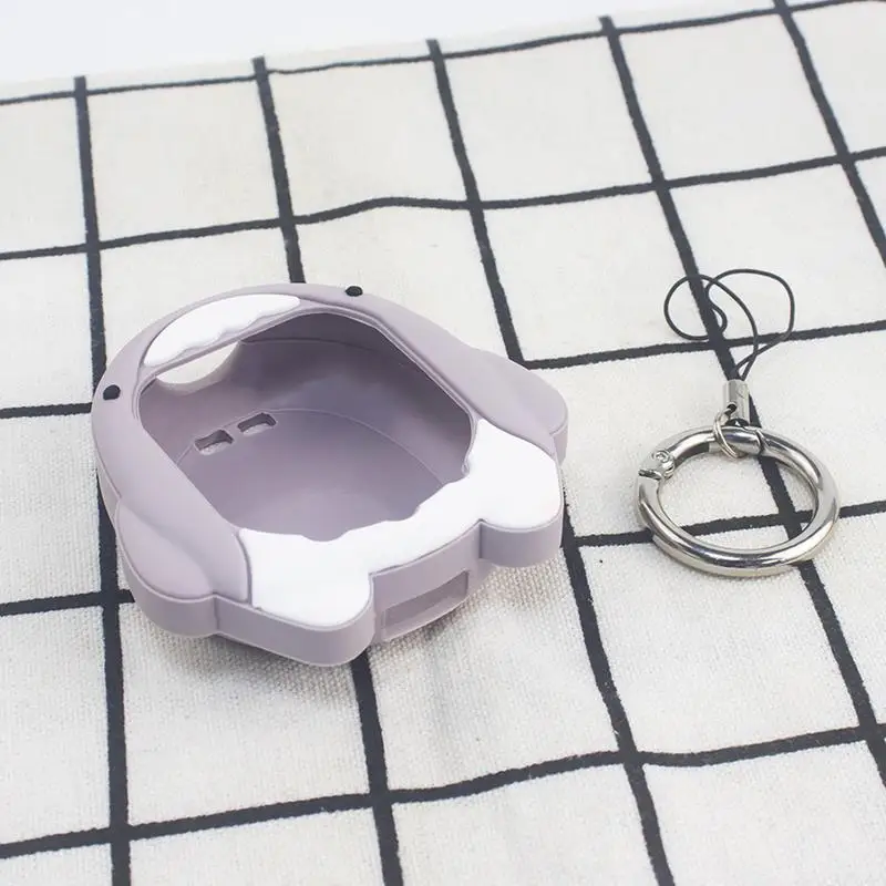 غطاء سيليكون و واقي شاشة و سلسلة ، القرش لطيف ، الكرتون استبدال الحال بالنسبة Tamagotchi Uni 2023