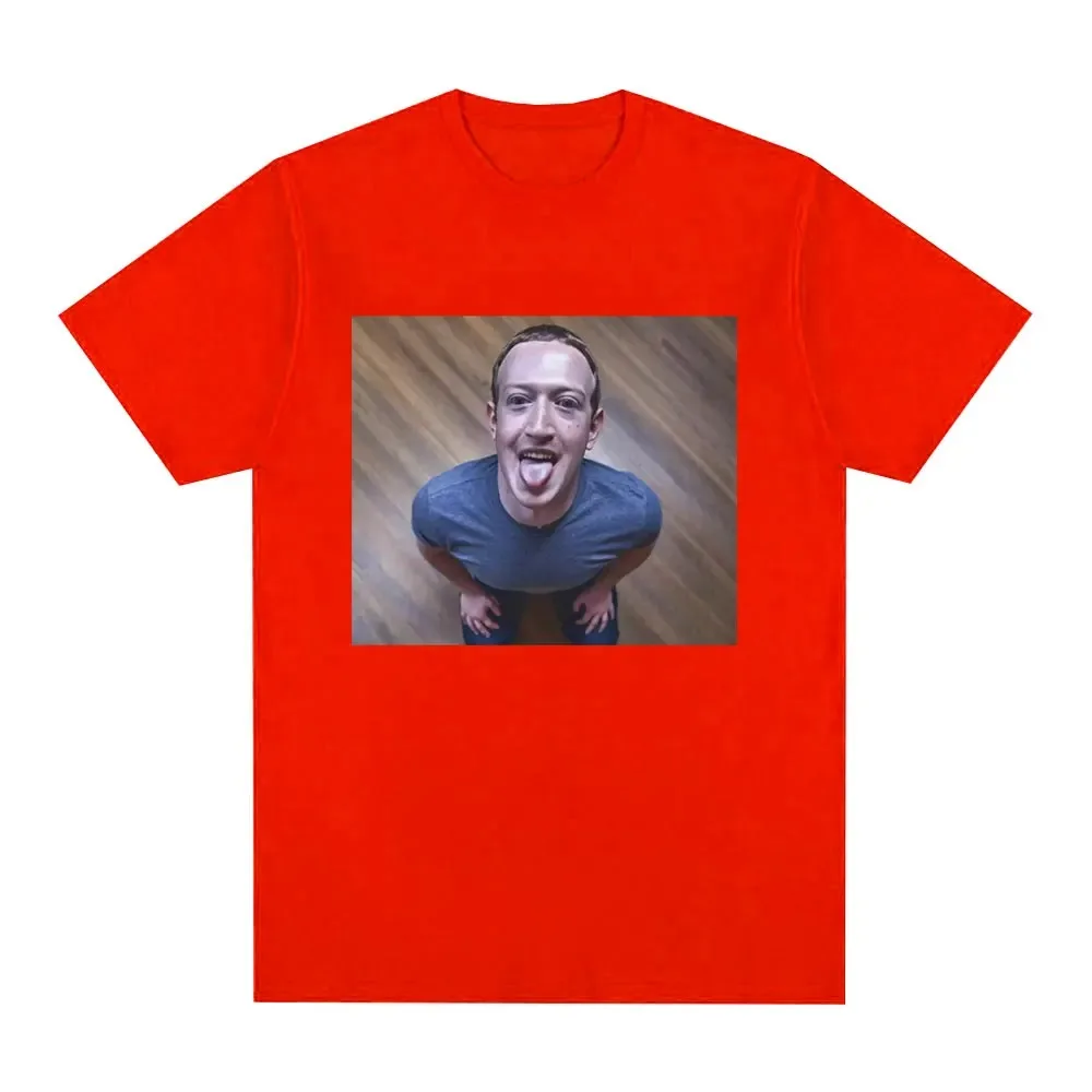 Lustiges Brainrot-Meme-T-Shirt „Mark Zuckerberg Good Boy Joke“ – Lässiges Rundhals-Kurzarmshirt mit humorvollem Design für Freizeitkleidung – Detail 10