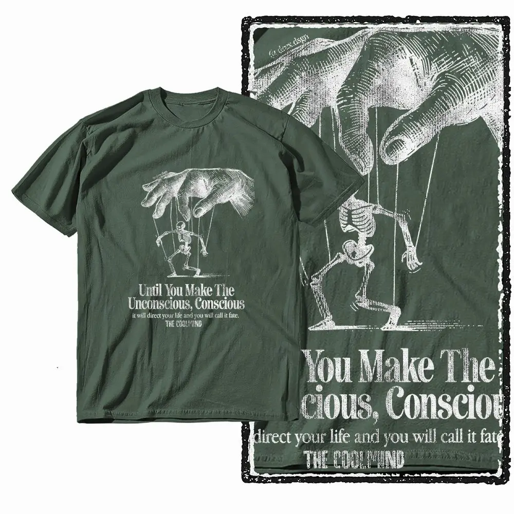 G01 Army Green Cotton Big Size 1984 Graphic Men T-shirt | Streetwear Cool Vintage O-neck Men's Tee Tshirt