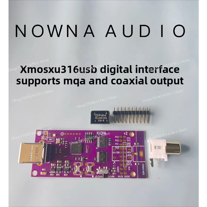 XMOS XU316 USB Digital Interface, Supports MQA Master-Quality Authenticated Lossless Decoding