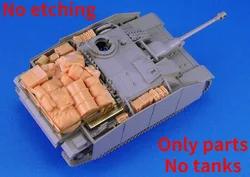 1:48 Die-casting Resin Model Assembly Kit No. 3 Assault Gun Accumulation Modification (no Etching) Unpainted