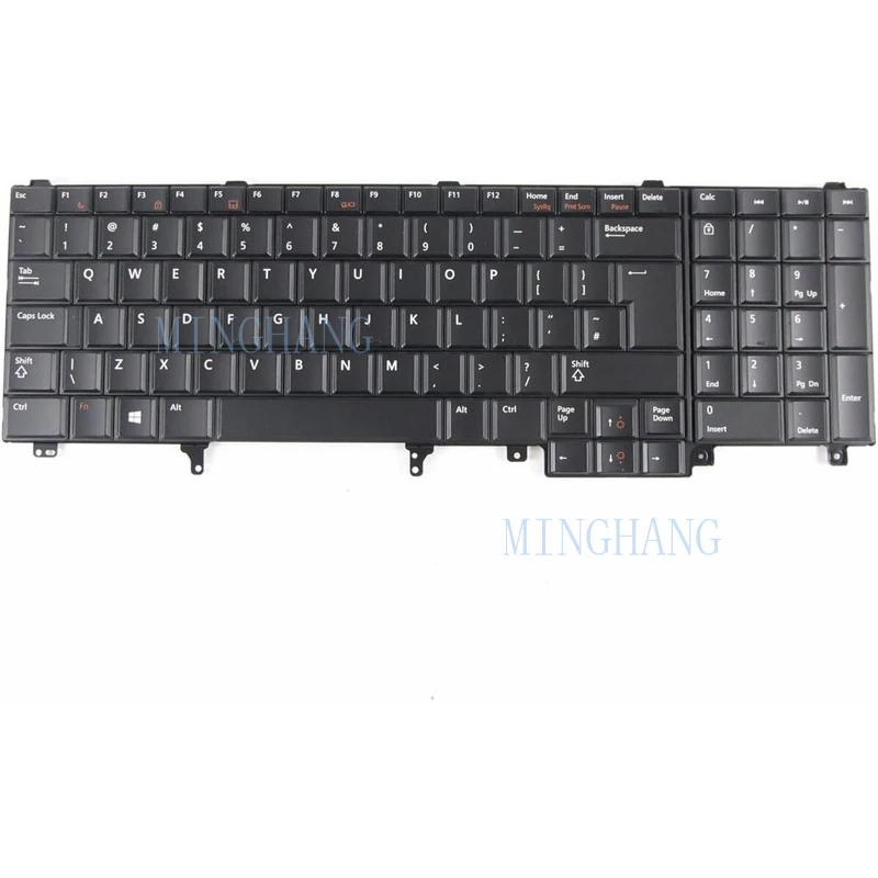 

M New US Keyboard Backlit for Dell Precision M4600 M4700 M4800 0HG3G3 E5520 E5530