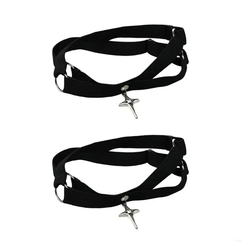 2026 New Adjustable Leg Garter Four Pointed Star Leg Garters Belt Punk Thigh Garter
