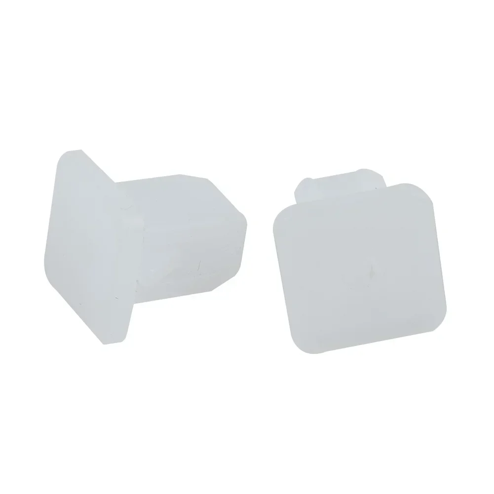 Assortment White Plastic 50pcs Square Fasteners Car Door Kit Fender Trim Panel Rivet Push Retainer Replaces Clips