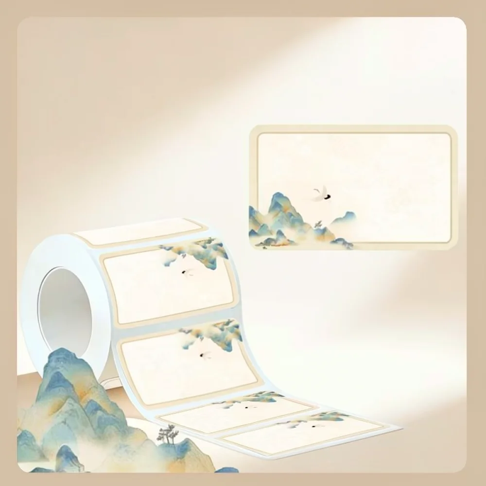 Thermal Synthetic Sticker Paper For Supvan Detong P1 Series Labeler Waterproof Adhesive Tag Office Stationery Roll