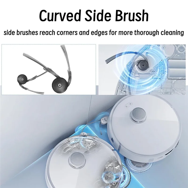 A76G-piezas de repuesto para Robot aspirador Roborock Qrevo, cepillo lateral principal, filtros HEPA, almohadillas para fregona, bolsas de polvo