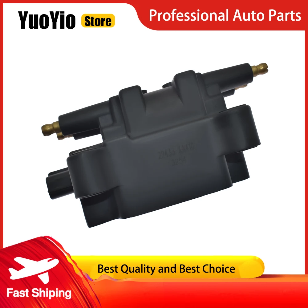 YuoYio 1Pcs New Ignition Coil 22433-AA410 For Subaru Baja Forester Impreza Legacy Outback 2.2L 2.5L H4