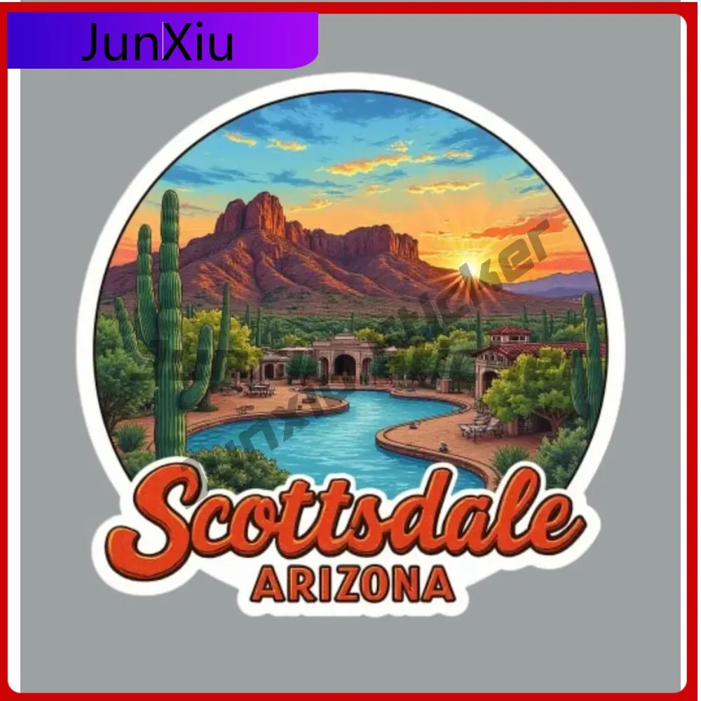 

Scottsdale Arizona Anti Scratch Exterior Sticker Car Decoration Accessories For Bumper Truck Electric Fridge Or Laptop Sticker