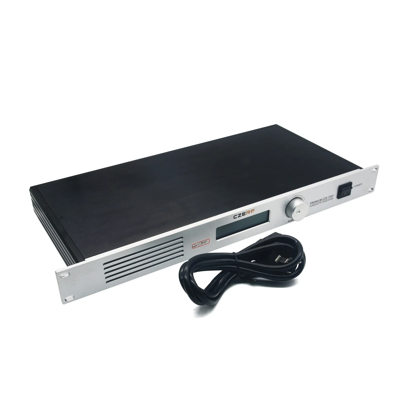 CZE-T501 PLL 0-50W Ajustável 87-108MHz Transmissor FM para RDS e Sistema de Áudio Sem Fio para Carro