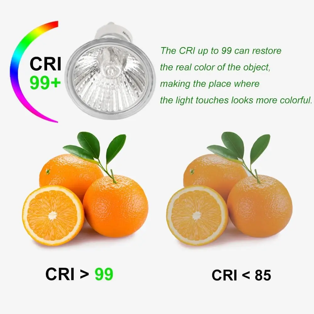 3-Piece GU10 Bulb Halogen 120V 230V 50W, Dimmable, MR16 GU10 Light Bulb Long Lasting Lifespan for Track&Recessed Lighting