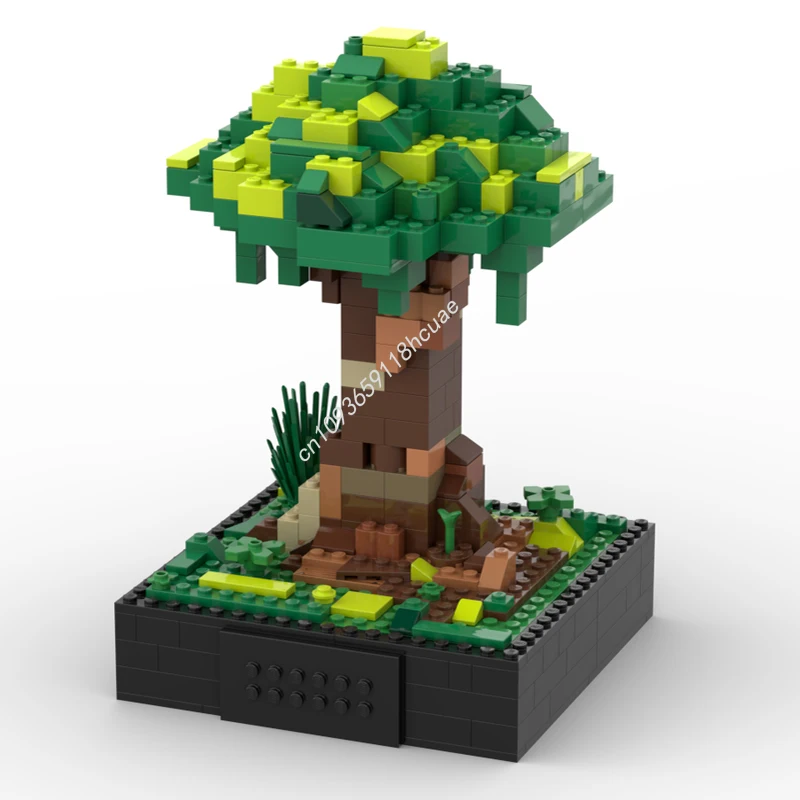 

347pcs MOC tree Model Building blocks Birthday Kids idea Architecture creative toys Education Assemble DIY Christmas gifts