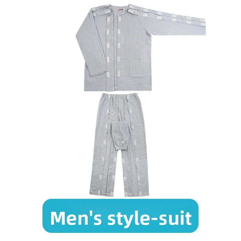 Easy To Put on And Take Off Nursing Suits for Arm and Leg Fractures After Surgery. Acupuncture and Physiotherapy Suits