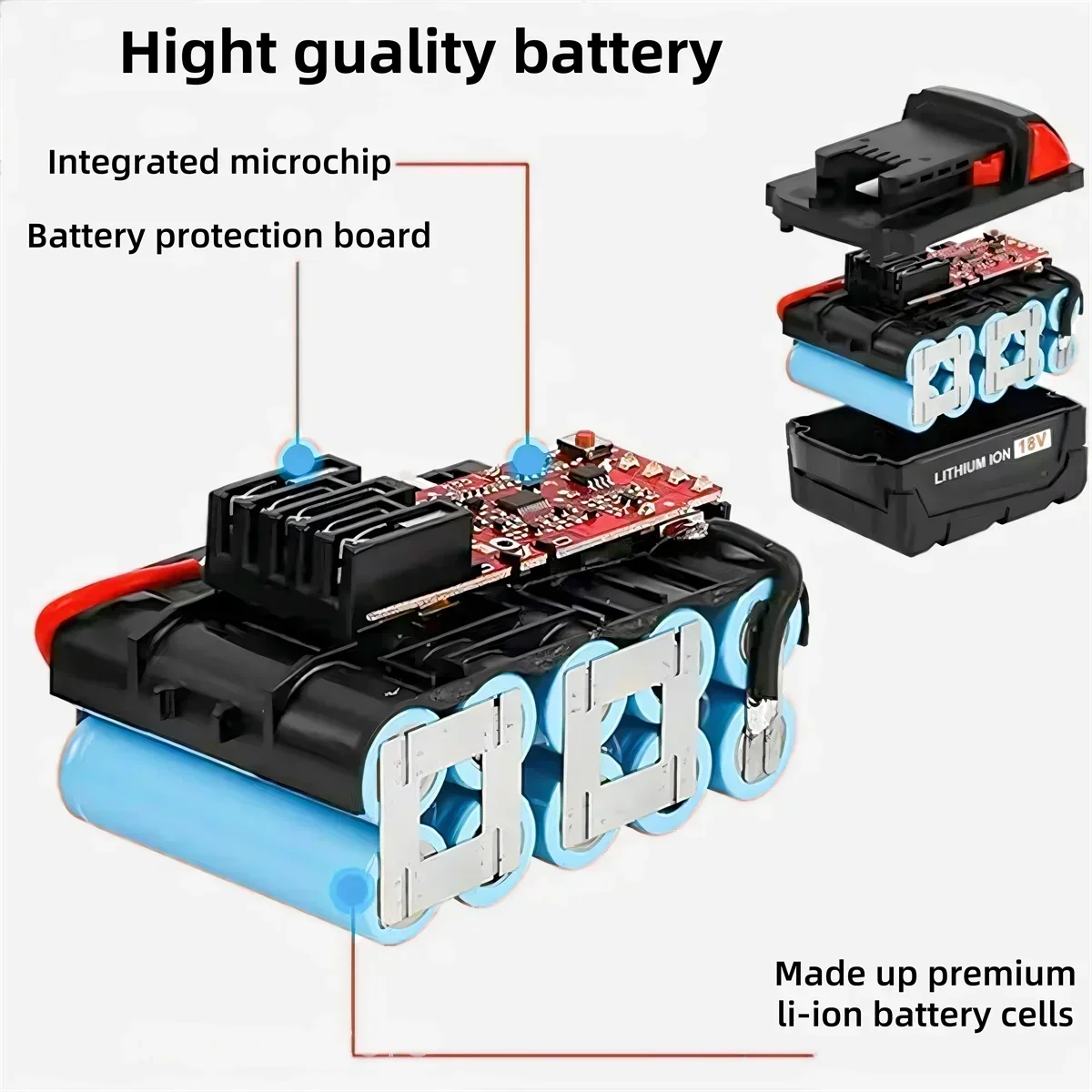 12000mAH لميلووكي M18 18V استبدال M18B5 XC بطارية ليثيوم أيون 48-11-1815 2604-20 48-11-1850 2604-22 شاحن