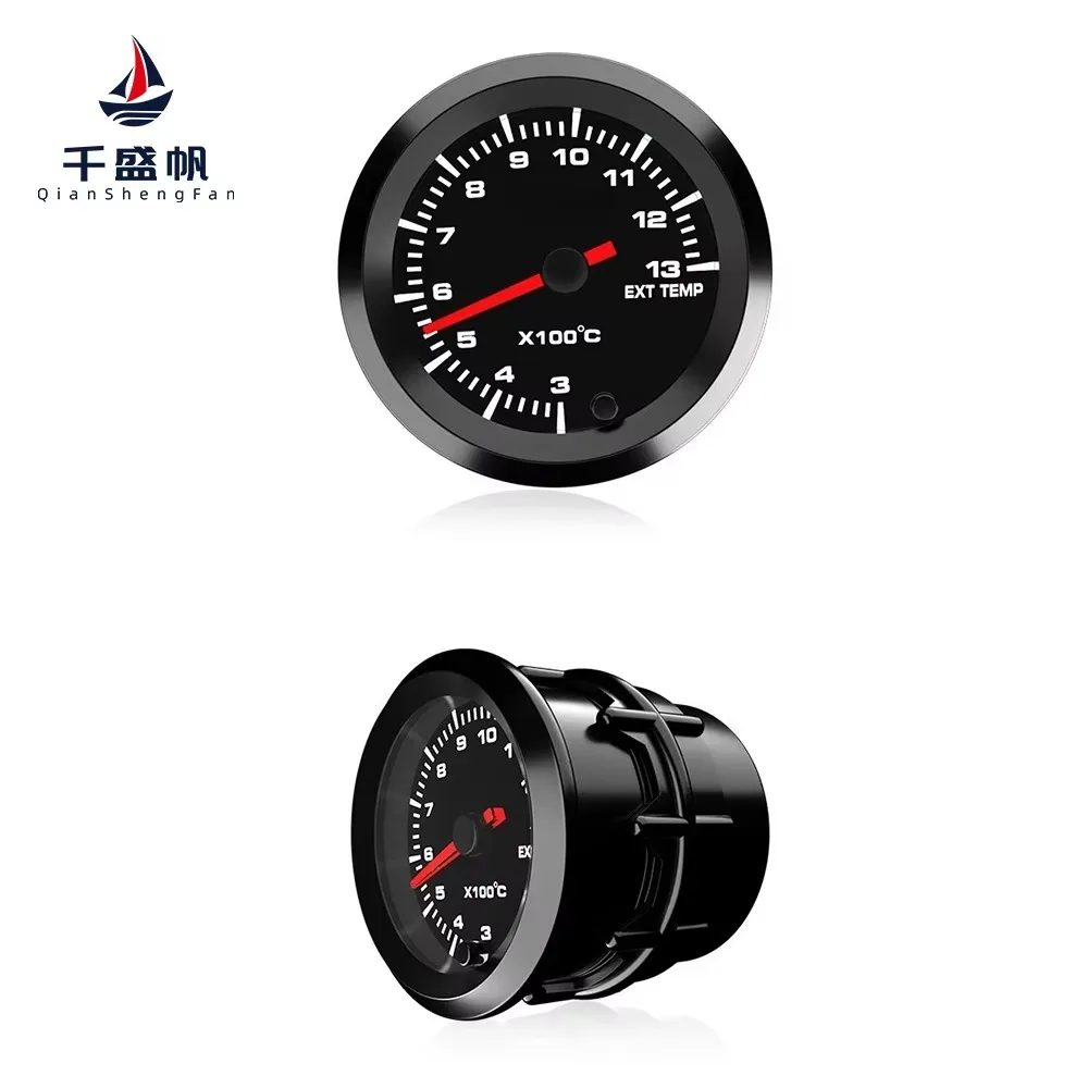 52Mm Do6379 High Speed Stepper Motor 2 Inch 7 Color Adjustable Racing Exhaust Thermometer