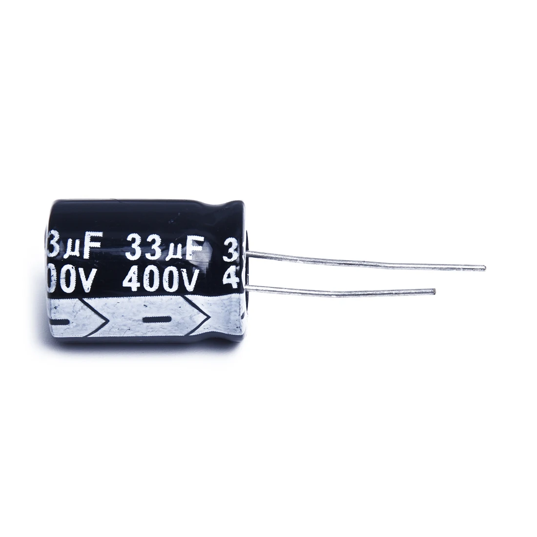 10pcs Capacitor Electrolytic Aluminum 33UF 400V Black