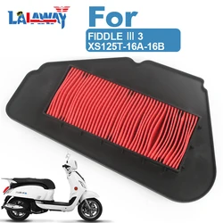 Scooter Motorcycle Air Filter Motor Bike Intake Cleaner For SYM FIDDLE Ⅲ 3 XS125T-16A-16B,  Air Filter