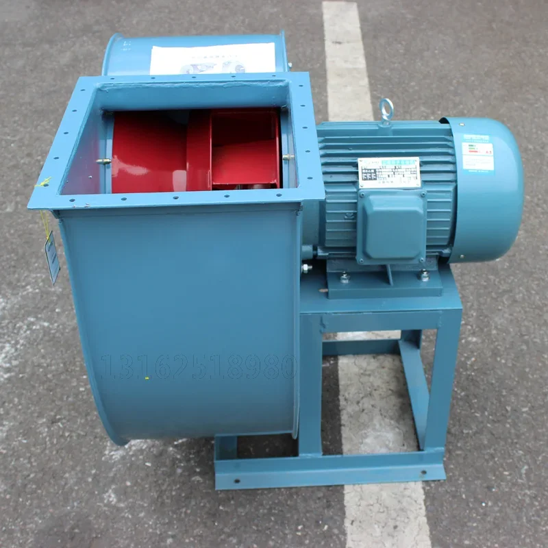 4-72 Snail Centrifugal Fan Industrial High-Pressure Dust Removal Paint Exhaust  Kitchen Special Smoke  380V Meltblown