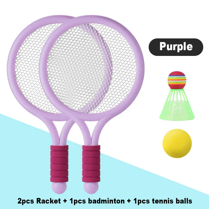 Racket Tennis voor kinderen Buitensporten Badmintonracket Kleuterschool Speelgoedset voor 3-12 jaar oude badmintonsets
