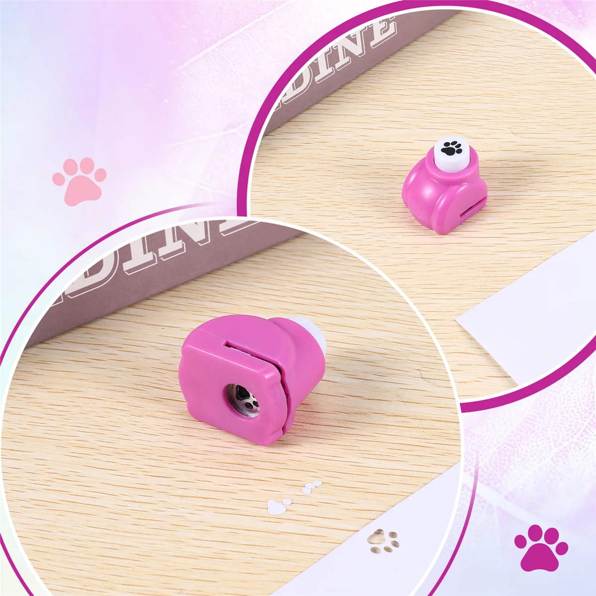 Мини-альбом для скрапбукинга ручной работы режущая карточка ремесло пятнистая печать Сделай Сам бумажный формирователь Дырокол (лапа)