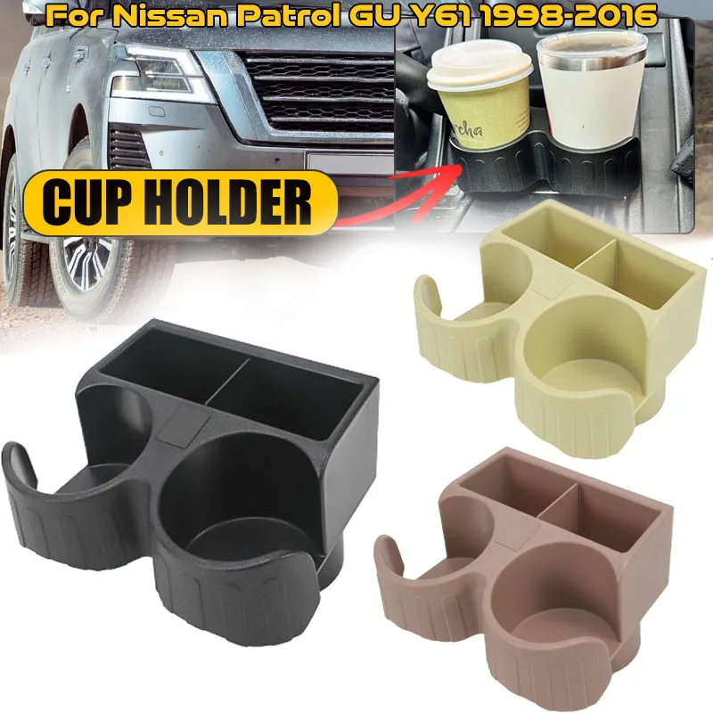 

Large Water Cup Holder For Nissan Patrol GU Y61 1998 1999 2000 2001 2002 2003 2004 2005-2016 Car Drink Bottle Can Cup Support