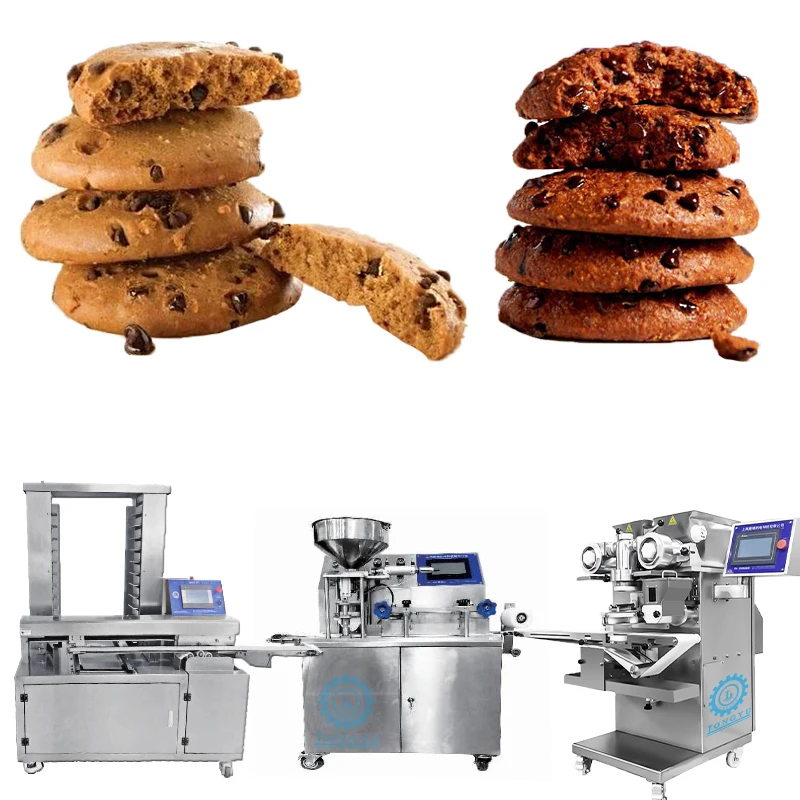 Factory Supplier Rheon Automatic Fortune Cookies Decorating Commercial Cookies Biscuit Encrusting Machine