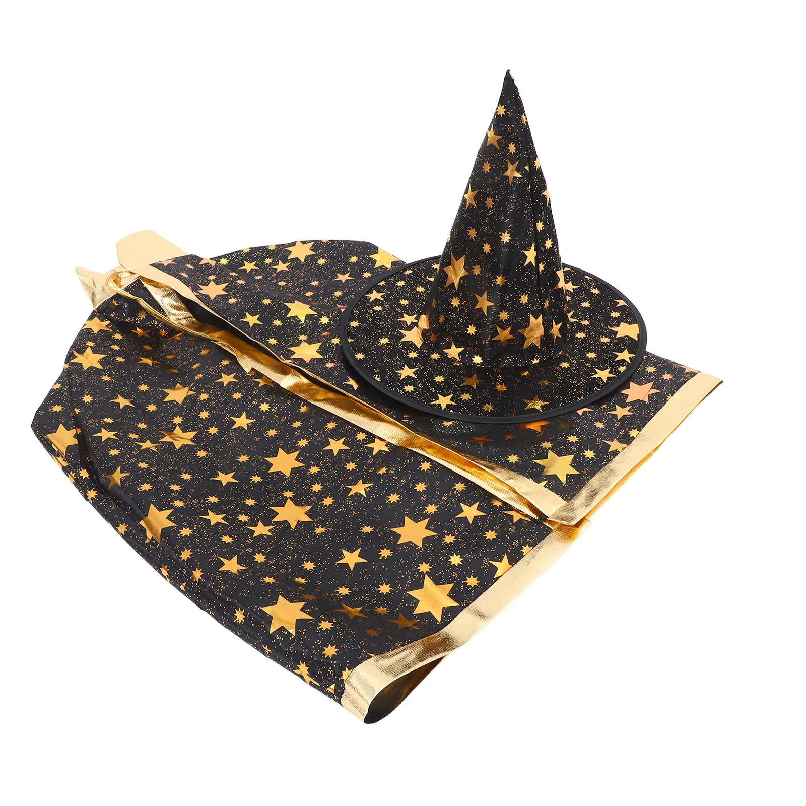

's Five-star Cloak Halloween Wizard Cape for s Capes Costumes Cloth Black Toddler