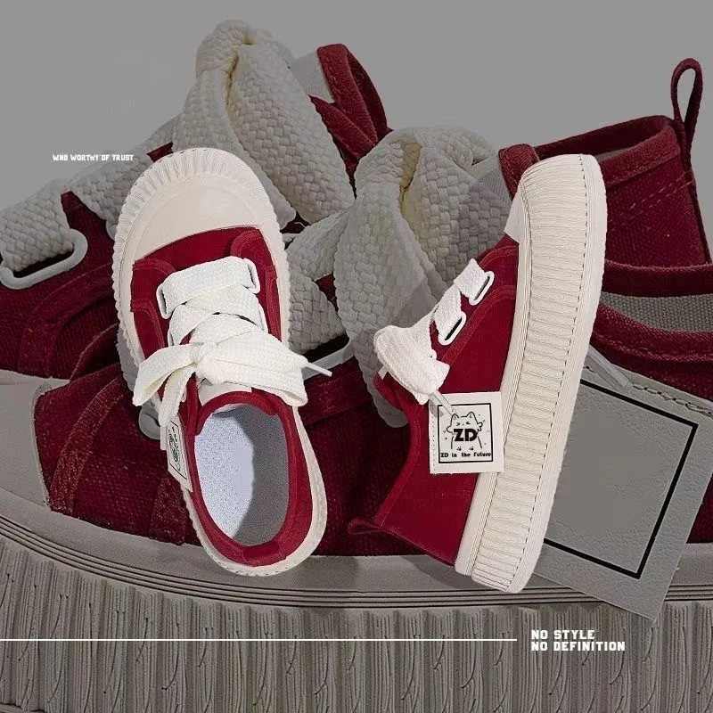 

Hot Selling Canvas Shoes for Women 2025 New Versatile White Shoes, Lightweight and Soft Soled Student Casual Board Shoes
