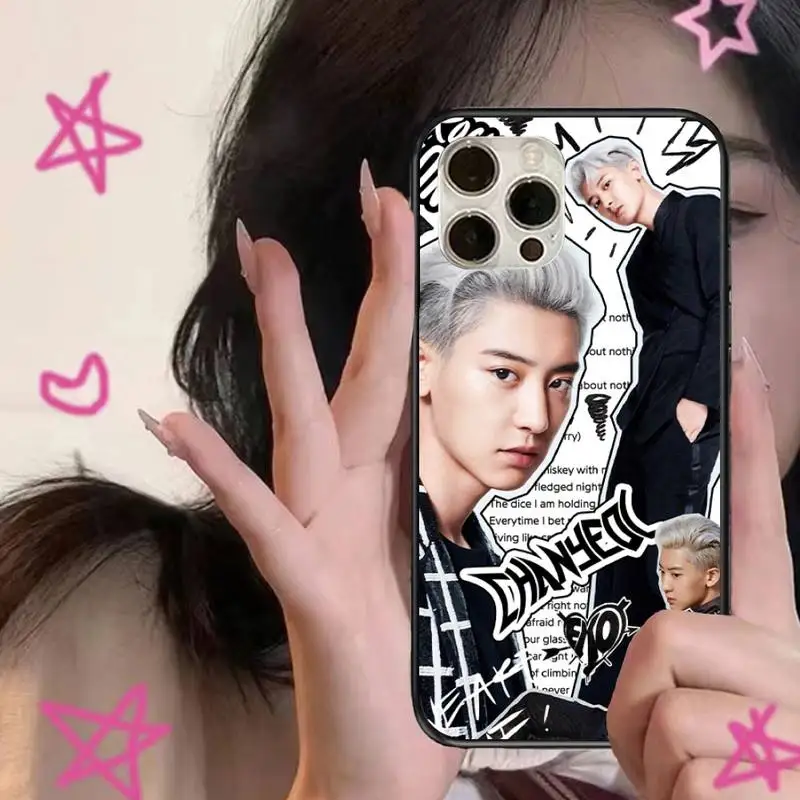 Korea Kpop-E-EXO Phone Case For iPhone 11 12 13 Mini 13 14 Pro XS Max X 8 7 Plus SE XR Shell