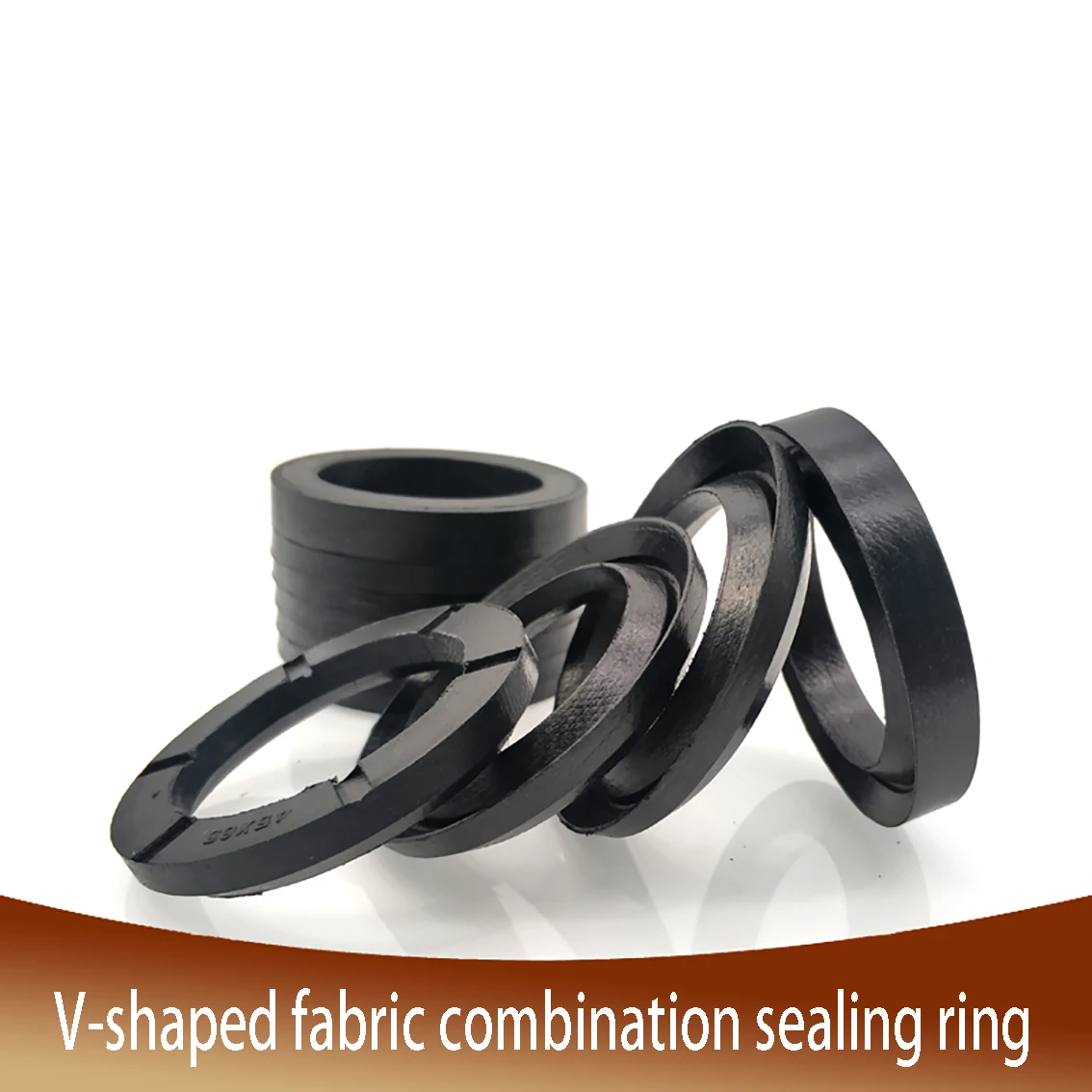 1 шт. V-образное уплотнительное кольцо зажим тканевая комбинация масляное уплотнение резиновая ткань для вала V-образное масло