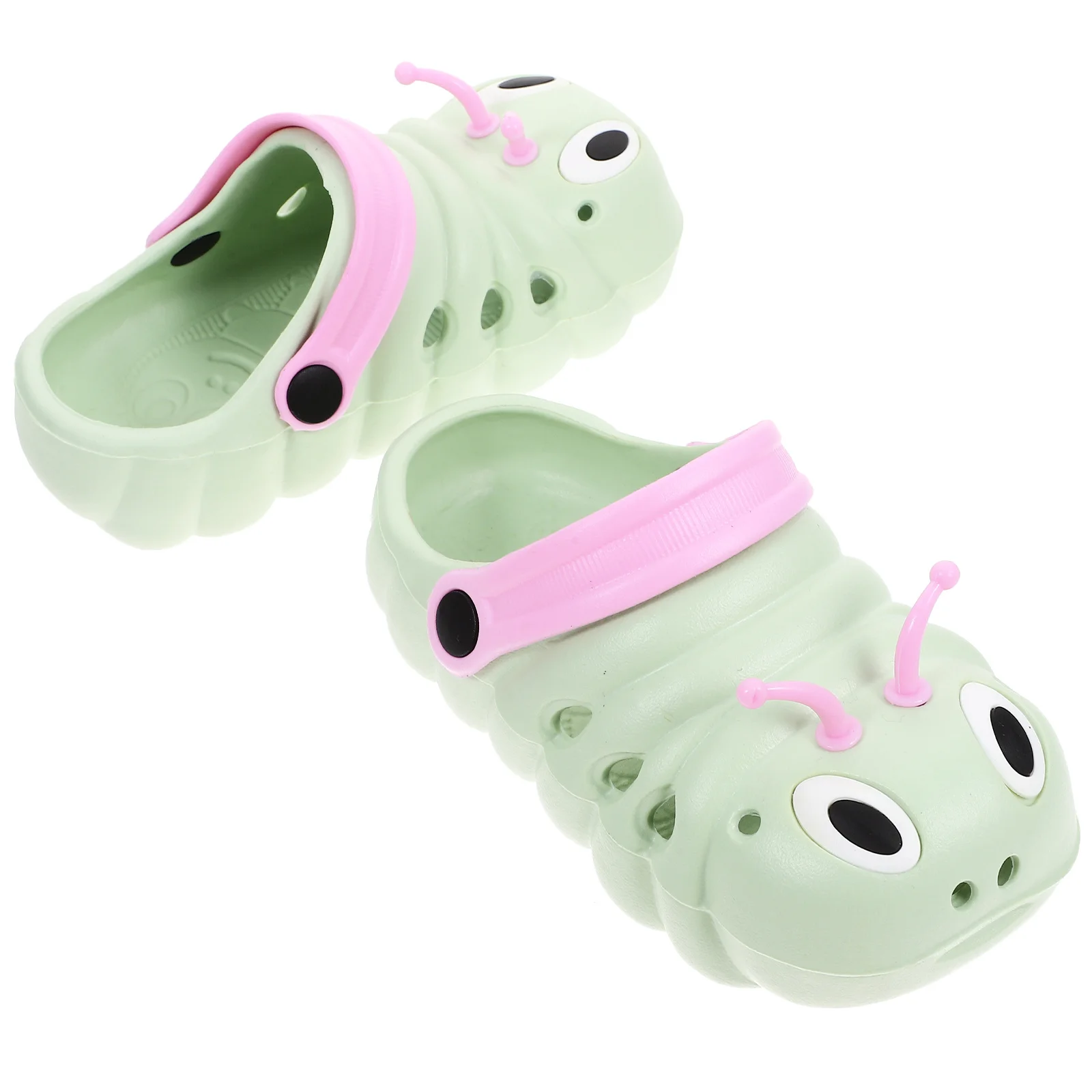 

1Pair Beach Non-Slip Sandals for Boys Girls Summer Cartoon Green Size 26 Length 15.5cm Comfortable