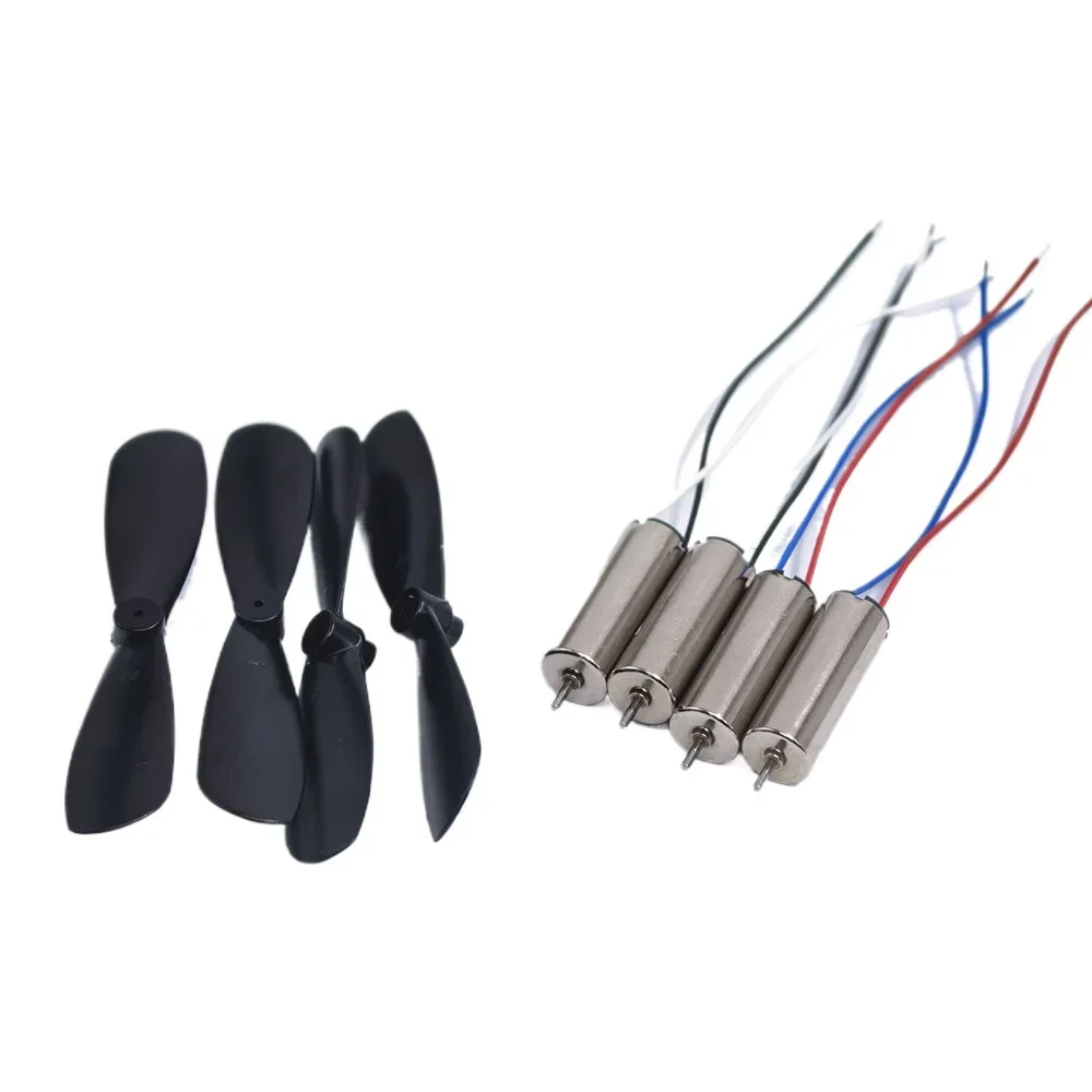 4pcs 617 6mm*17mm 2CW+2CCW Coreless Motor Propeller DC 3.7V 50000RPM Utral-High Speed RC Drone Quadcopter Engine