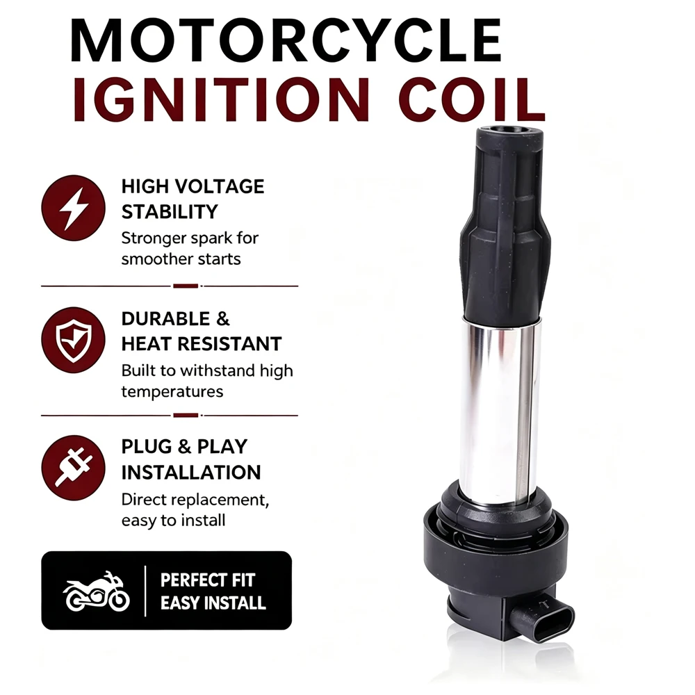 Motorcycle Ignition Coil For BMW G310R G310GS F750GS F850GS S1000R M1000R Spark Plug Coil Accessories 7924318-02 8569361-02