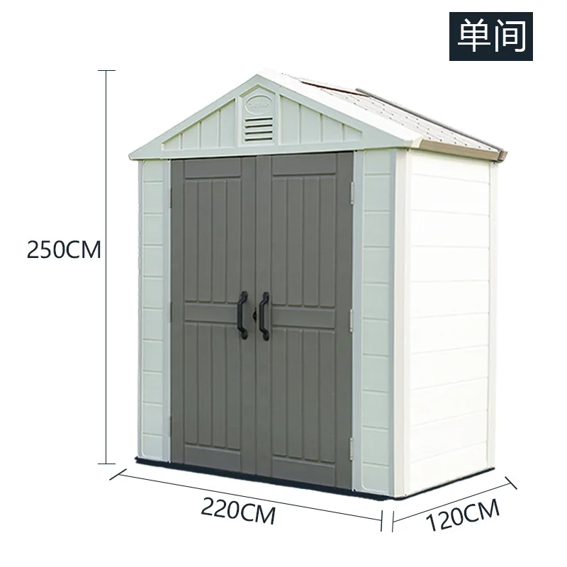 

Outdoor garden storage tool room, easy to assemble, courtyard villa, miscellaneous storage, activity board room, can accommodate