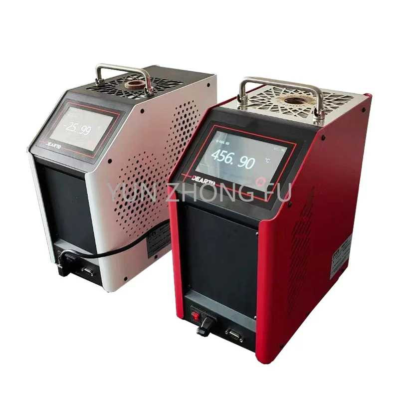 110V,60Hz power supply high accuracy and stability 50 ~ 660 deg C dry well type temperature calibrator