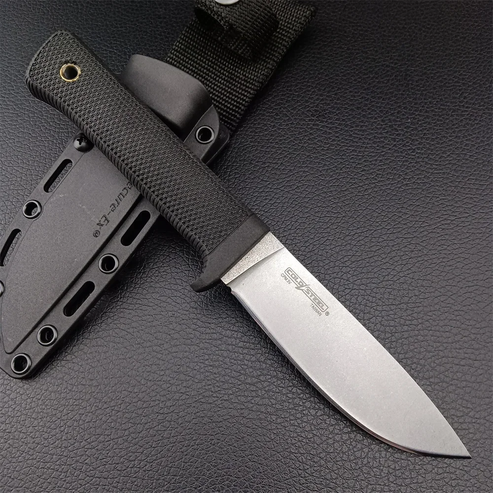 Cold 36CB Master Hunter Fixed 8Cr13Mov Blade Knife Nylon Fiberglass Handle Outdoor Camping Tactical Knives with Secure-Ex Sheath