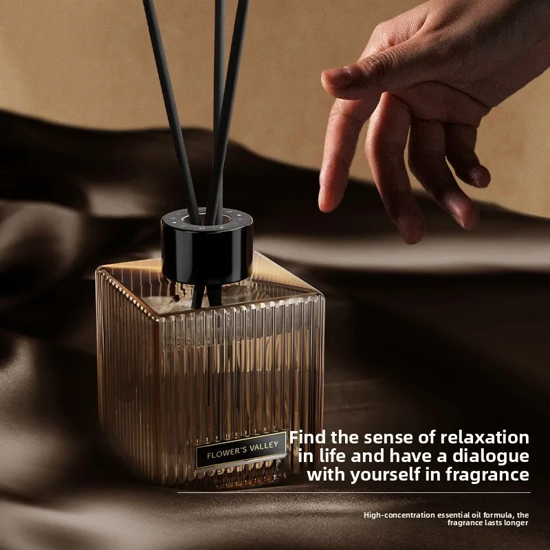 مجموعة ناشرات القصب المموجة العتيقة 200 مل لغرفة نوم الفندق، عطر منزلي طويل الأمد مع أعواد الروطان، هواء ممتاز بدون لهب #2