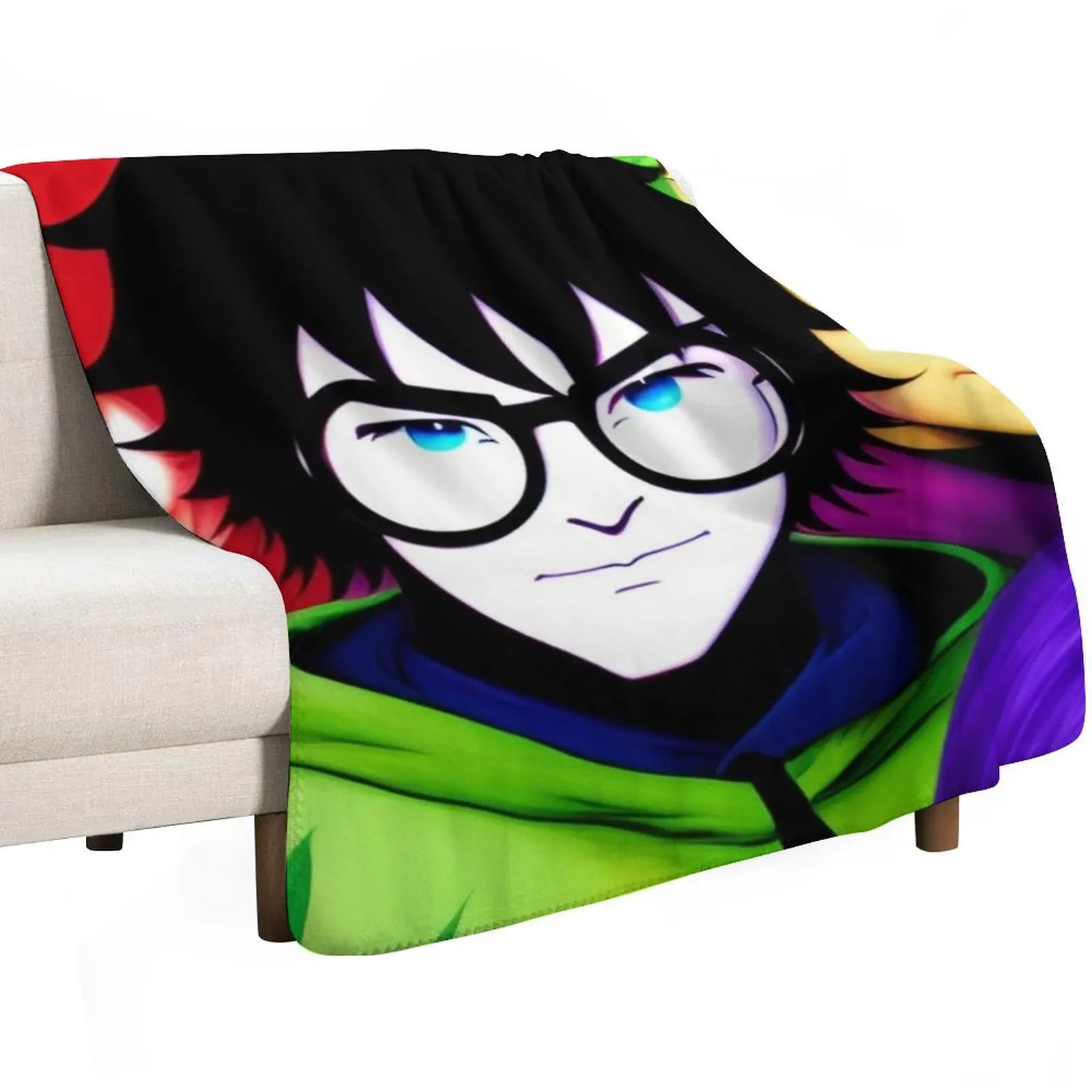 

homestuck Throw Blanket Giant Sofa Plaid on the sofa Camping Flannels Blankets