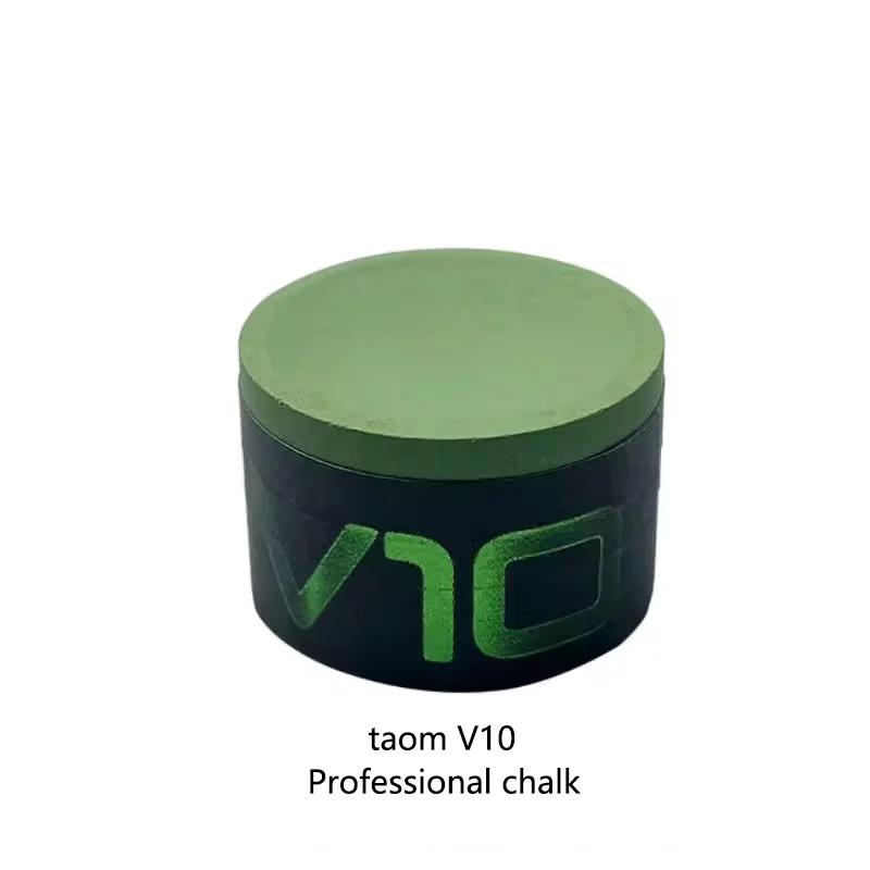 Original TAOM Chalk Professional Billiard Supplies Accessories Snooker Cue Powder Mute Durable Powdering  V10 1PCS