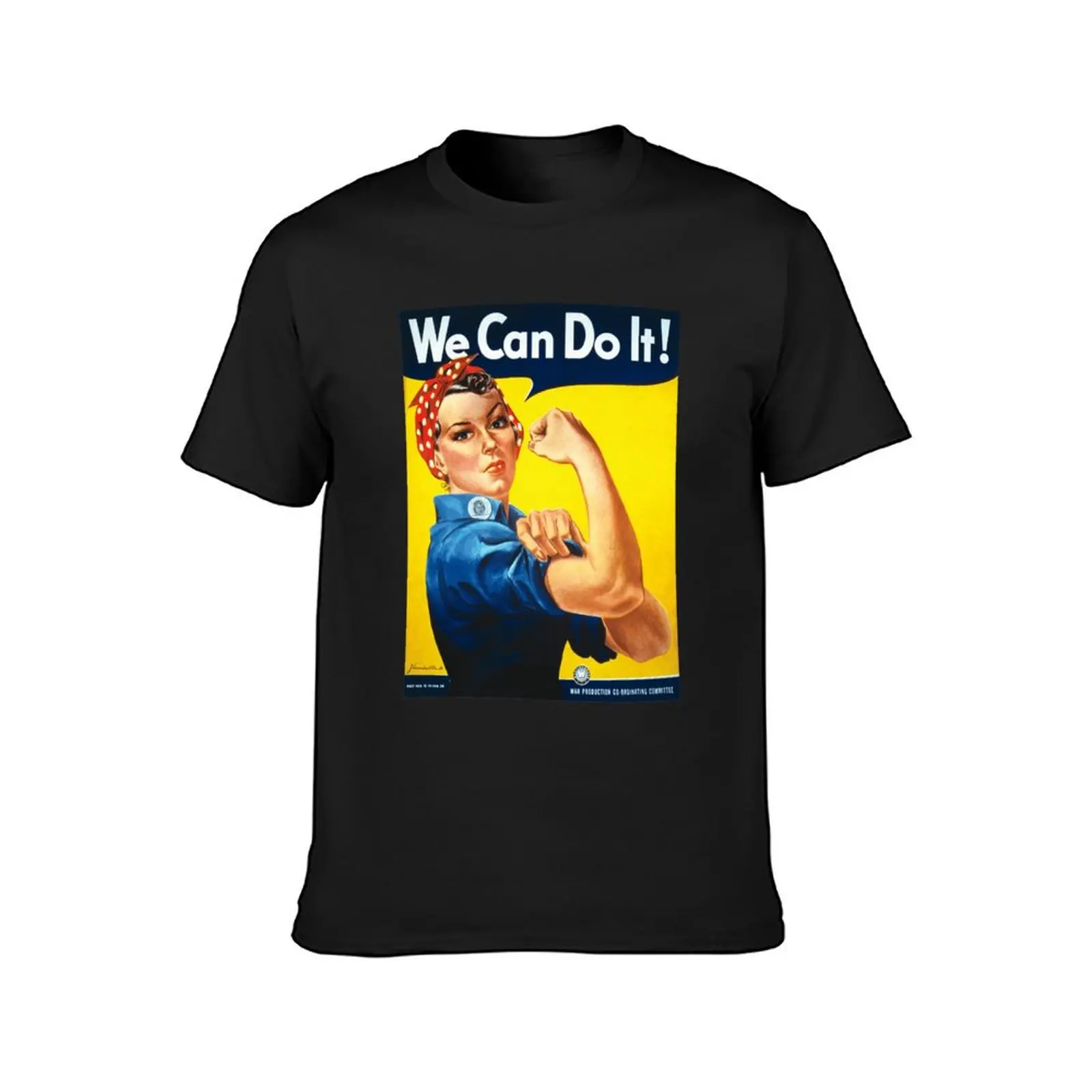 We Can Do It Rosie the Riveter Original Vintage Print T-Shirt sports fans vintage clothes men clothes