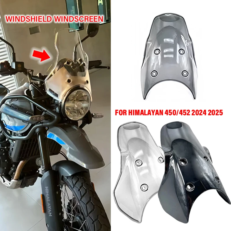 

NEW 2025 Motorcycle Adventure Sports Windshield For RE Himalayan 450 2024 2025 Spoiler himalayan450 HIMALAYAN 450 452 2024