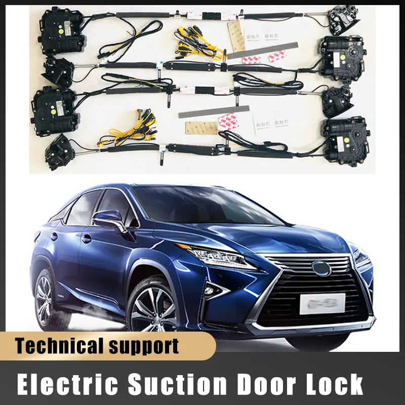 Car Soft Close Door Latch Pass Lock Actuator Electric Absorption Suction Silence Closer For Lexus rx 2012~2023