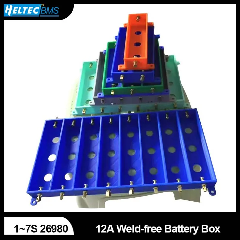 1S 2S 3S 4S 5S 6S 7S 26980 Weld-free Battery Box/Battery Holder Pure Copper High Current 12a powerbank case charging stations