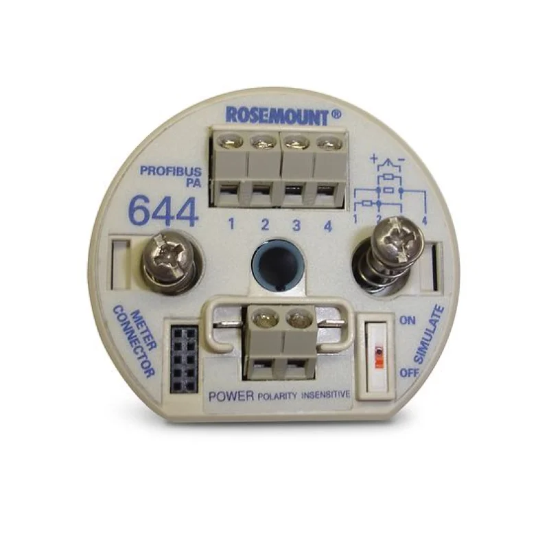 2026 Emerson 644 Intelligent Temperature Transmitter 644R 644H RTD T/C HART/4-20 MA Multi-Function OEM ODM 644RANAC8C2C4Q4 IP55
