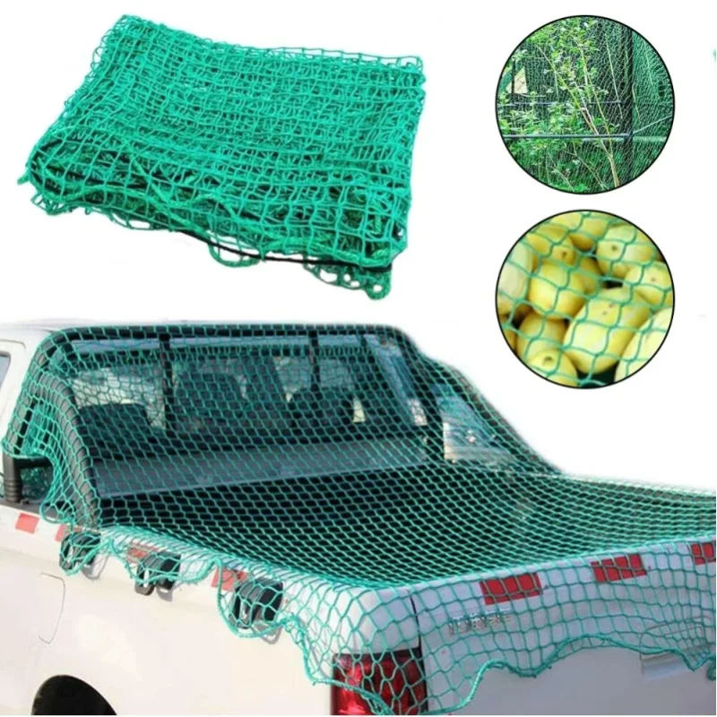 2x3m Universelles Anhänger-Ladungsschutznetz, Robustes Sicherheits-Ladungsschutznetz, Schützendes Netz für Anhänger, Autos, SUVs und Pickup-Trucks