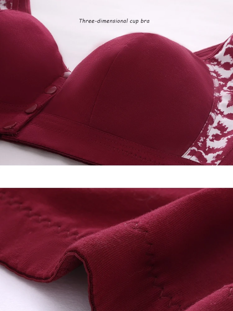 XL-7XL 플러스 사이즈 앞 버클 브라 여성용 무선 브라렛 큰 사이즈 심리스 편안한 속옷