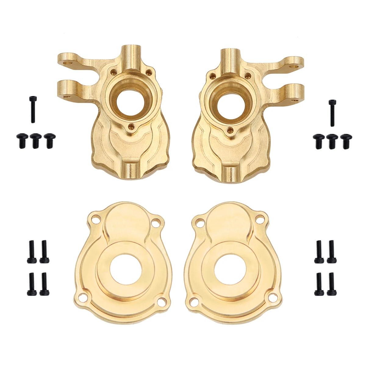 TRX4 Heavy Duty Brass Weights Portal Axle Housing For 1/10 RC Crawler TRX-4 Bronco Defender Sport Diff Cover Upgrade Part