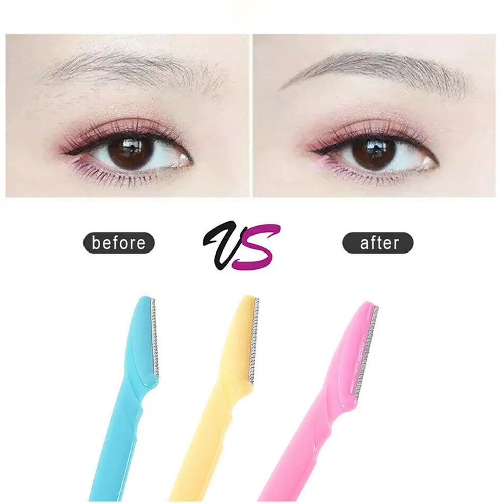 Portable Makeup Tool Hair Remover Tool Face Razor Eyebrow Trimmer Eyebrow Shaper Blades Shaver Eye Brow Shaping