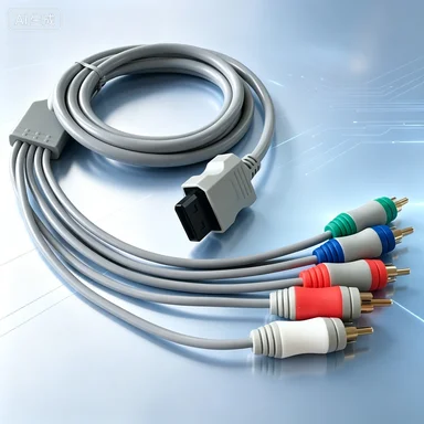 Component AV Output Cable for WII WIIU Consoles