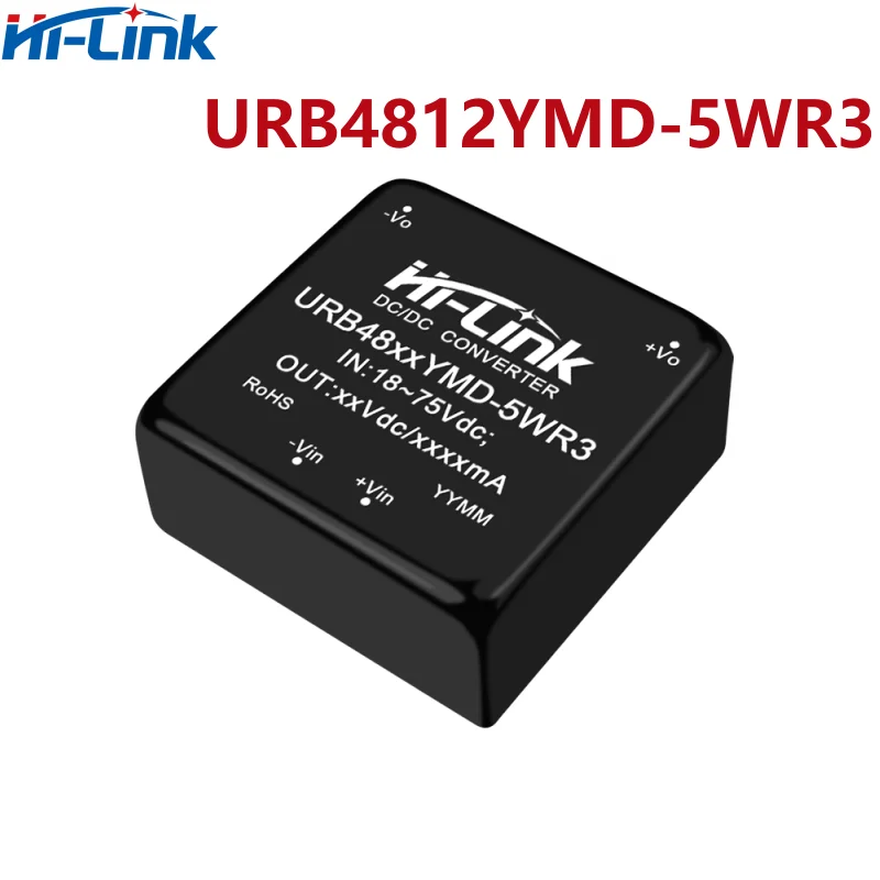 Hi-Link 5W DCDC URA4805YMD-5WR3 module d'alimentation URA4812YMD-5WR3 URA4803/09/12/15/24YMD-5WR3 isolé sions sortie de stabilisation