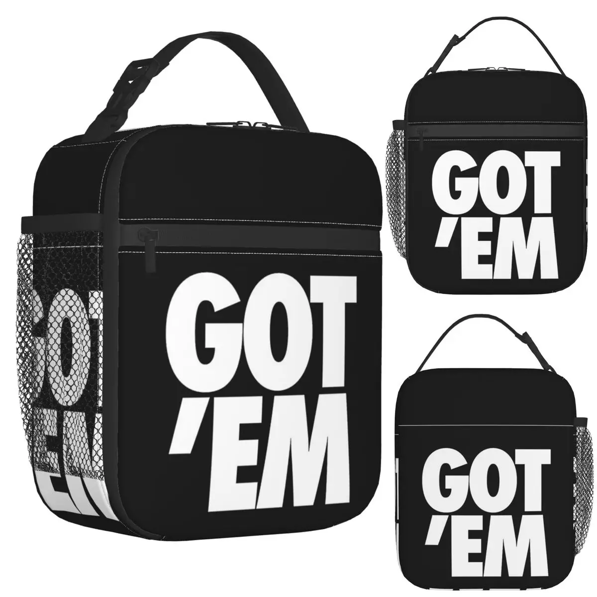 

Got Em Insulated Lunch Bag for School Picnic Storage Food Boxes Leakproof Container Cooler Thermal Lunch Box Tote